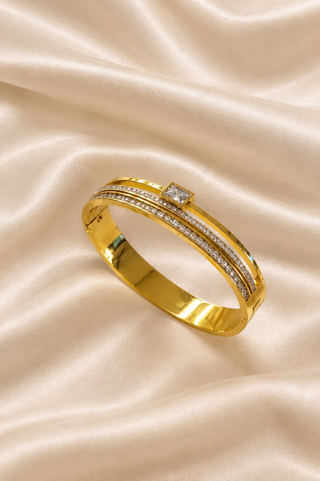 Aveline Crystal Bangle Bracelet