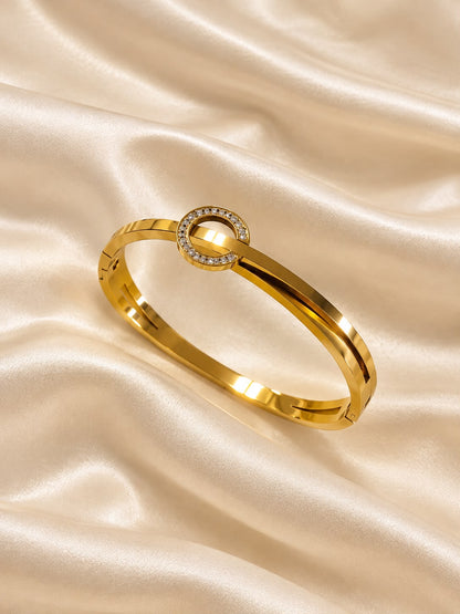 Evelyn Halo Luxe Bangle Bracelet