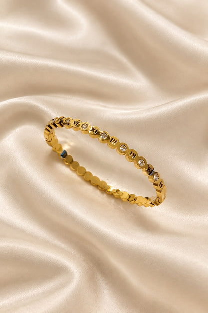 Luxe Roman Numeral Bracelet
