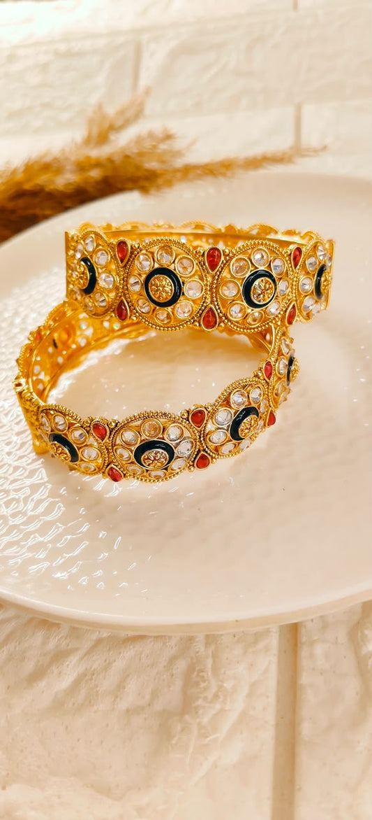 Meher Royal Kundan Bangles