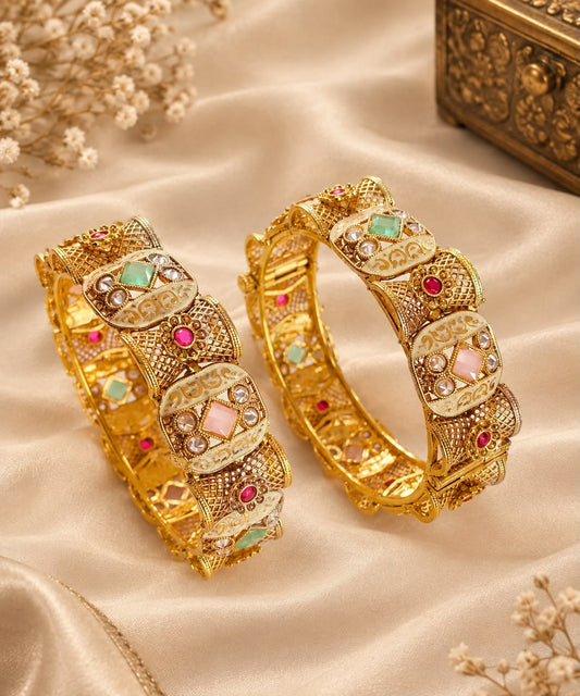 Aadhya Royal Meenakari Bangles