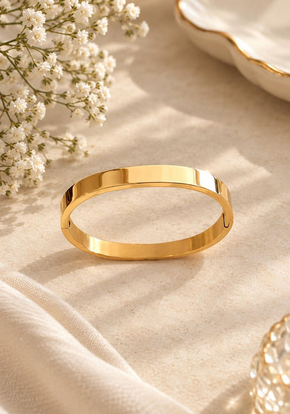 Alora Gold Bangle Bracelet
