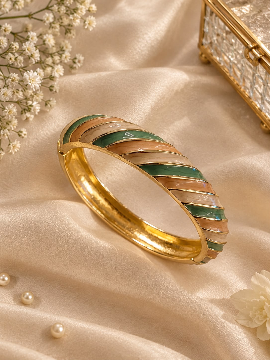 Statement Enamel Bangle