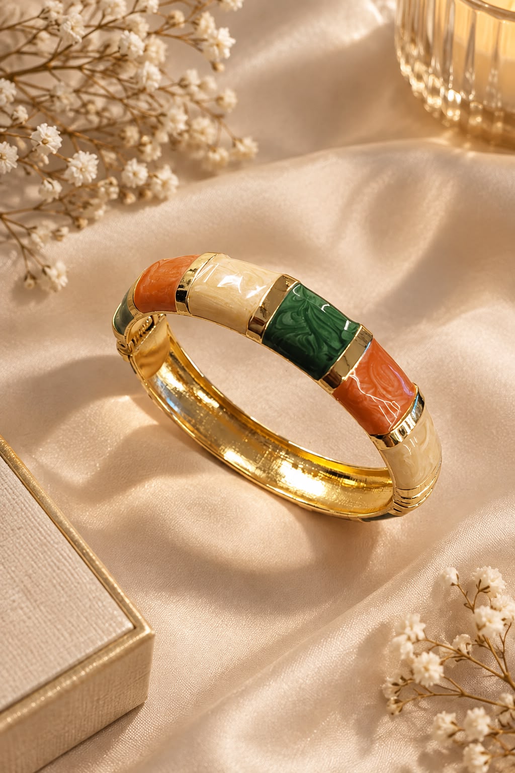 Statement Enamel Bangle