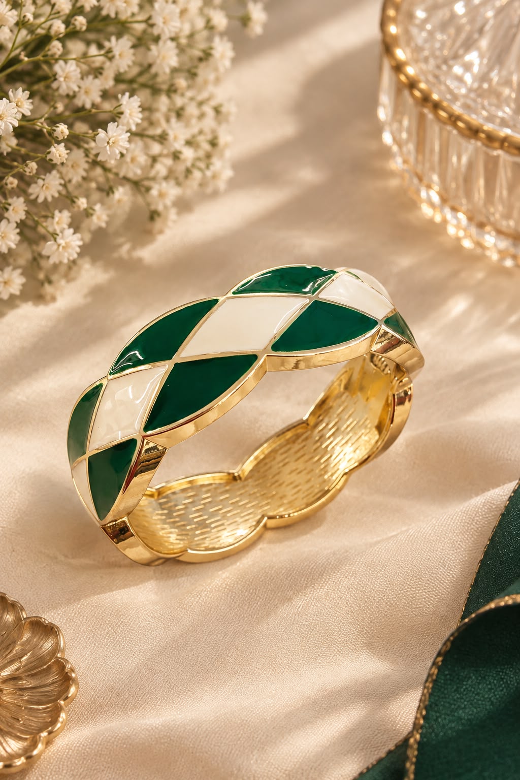 Statement Enamel Bangle