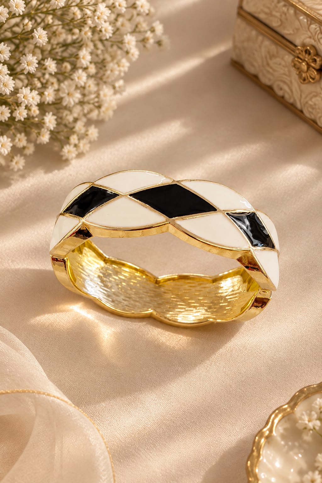 Statement Enamel Bangle