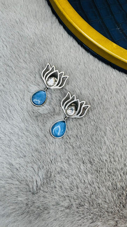 Lotus Dew Drops Earings