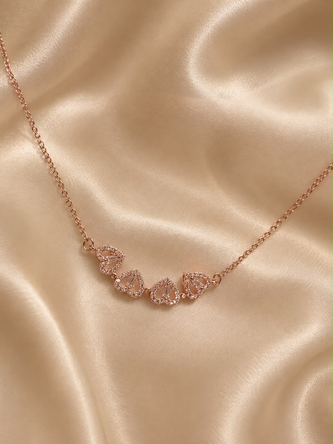 HeyBae Celestial Bloom Crystal Pendant Necklace