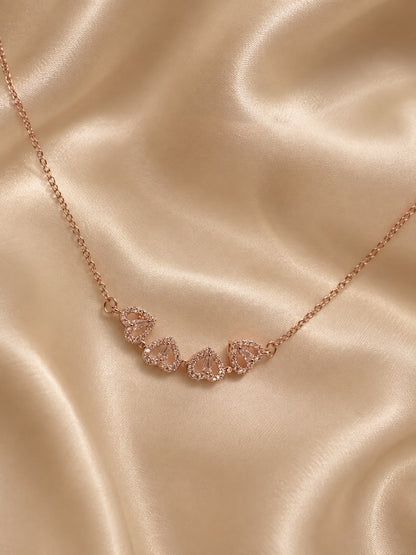 HeyBae Celestial Bloom Crystal Pendant Necklace