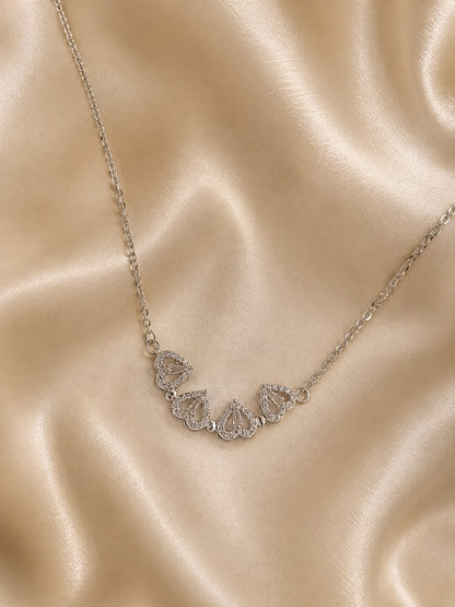 HeyBae Celestial Bloom Crystal Pendant Necklace