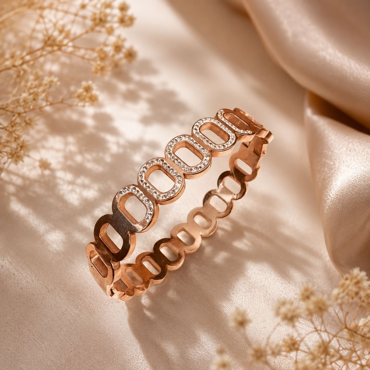 Lumière Link Cuff Bangle Bracelet