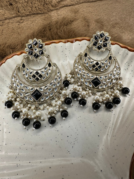 Anti Tarnish Gold Ethnic Hoop Earrings for Women