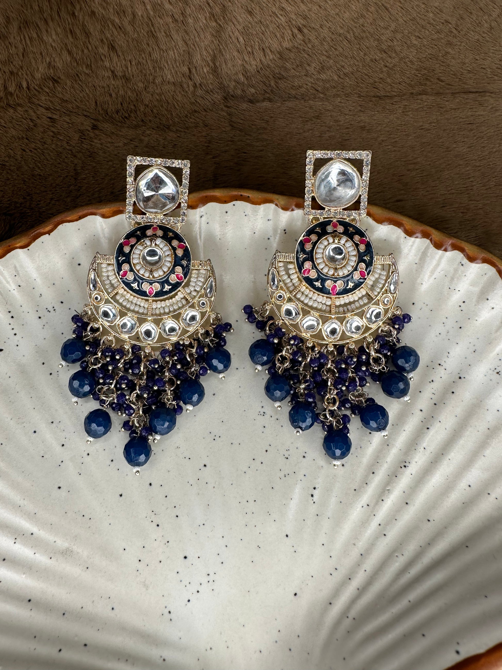 Antique Black Oxidized Hoop Earrings – Lightweight Ethnic Design