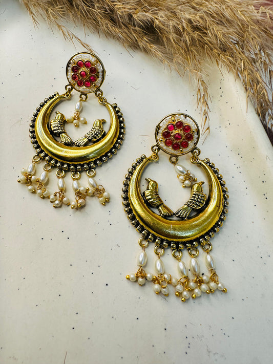 brass-gold-tone-statement-earrings-for-women