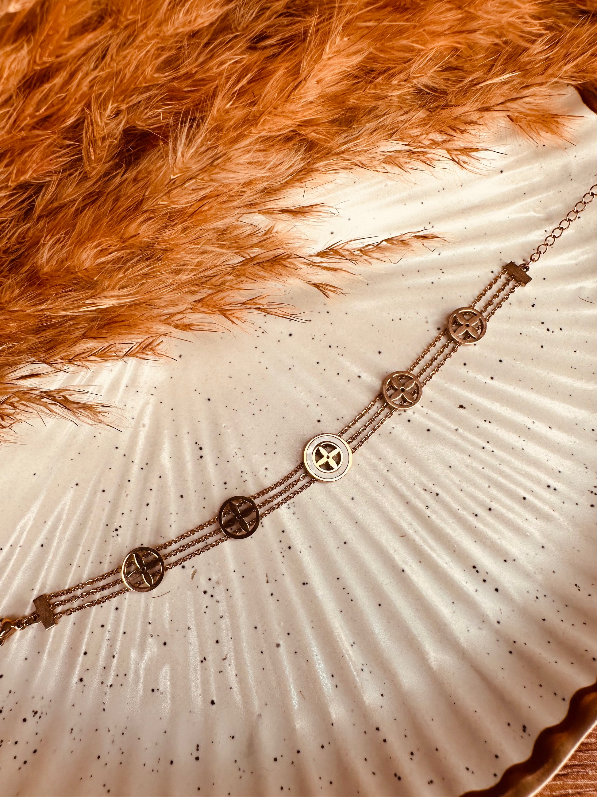 Elegant Gold Chain Bracelet for Women & Girls