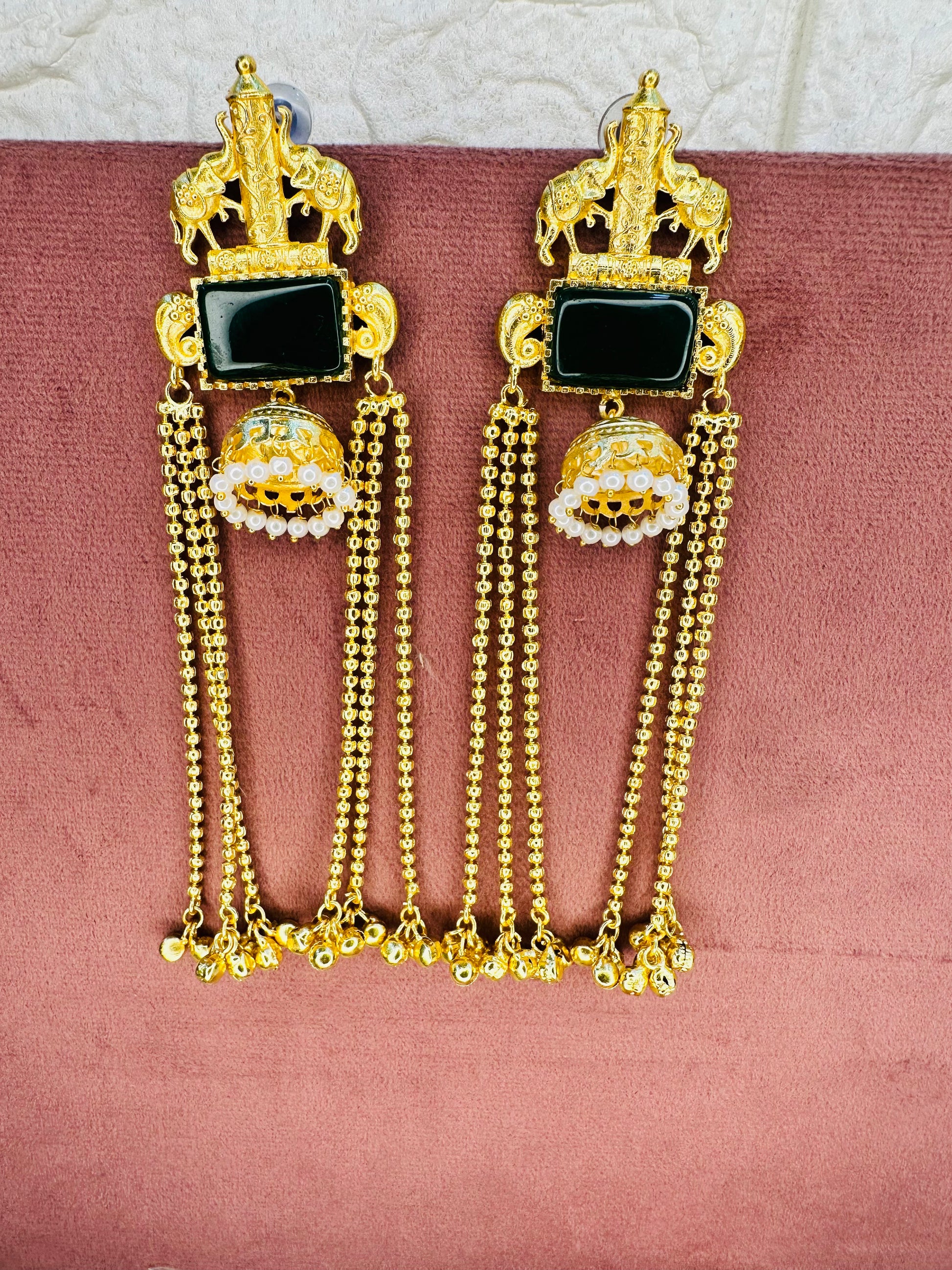 Handcrafted Dual-Tone Brass Earrings by HeyBae