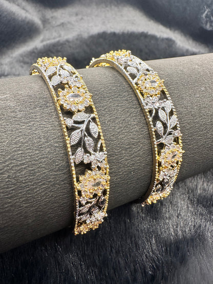 HeyBae American Diamond Bangles Pair (2 Pieces) – Bridal & Everyday Glam