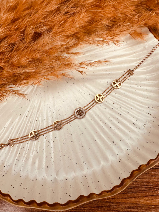 HeyBae Anti-Tarnish Gold Chain Bracelet for Women