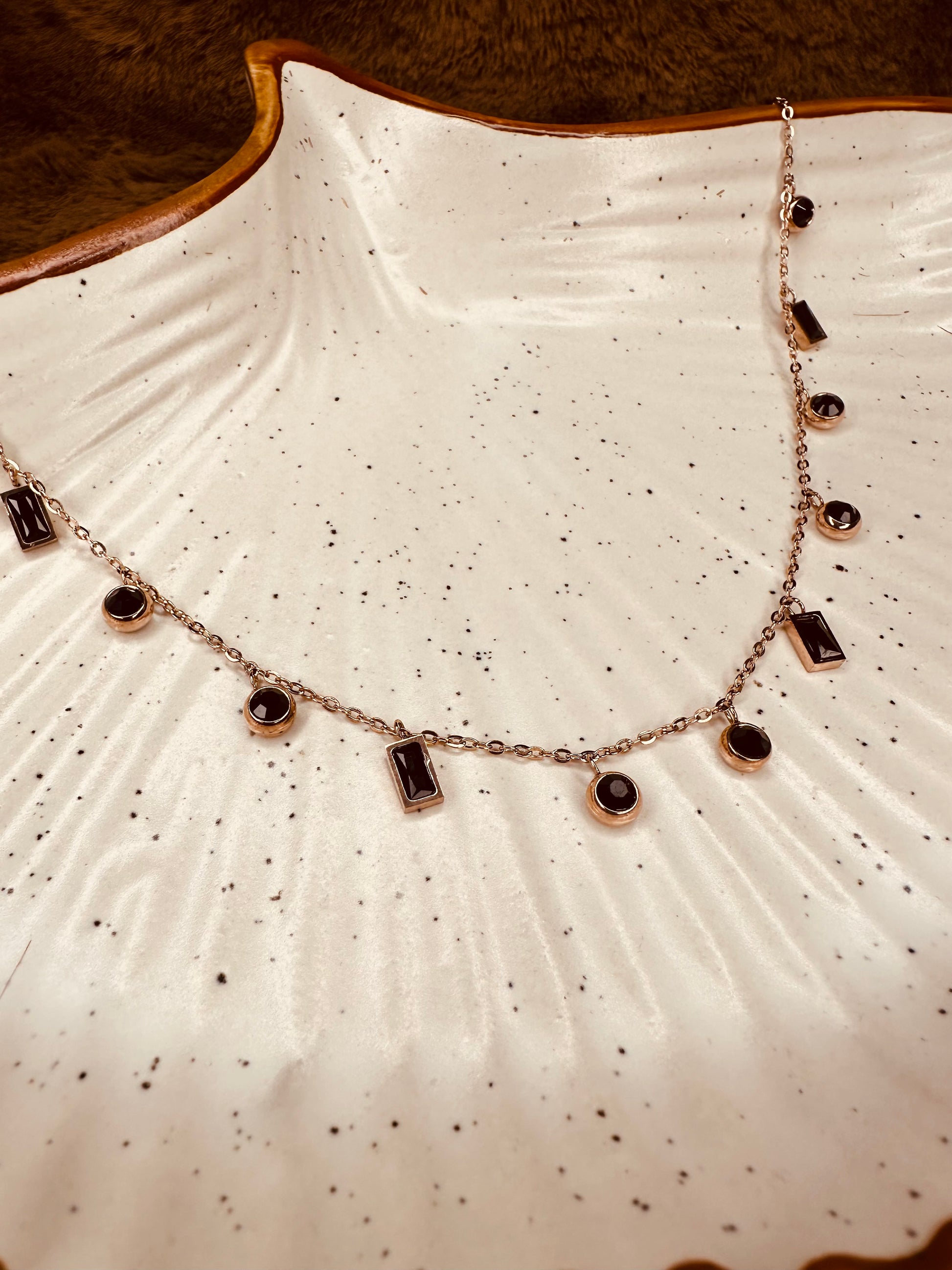 HeyBae Anti Tarnish Charm Necklace in Premium Gift Box Packaging