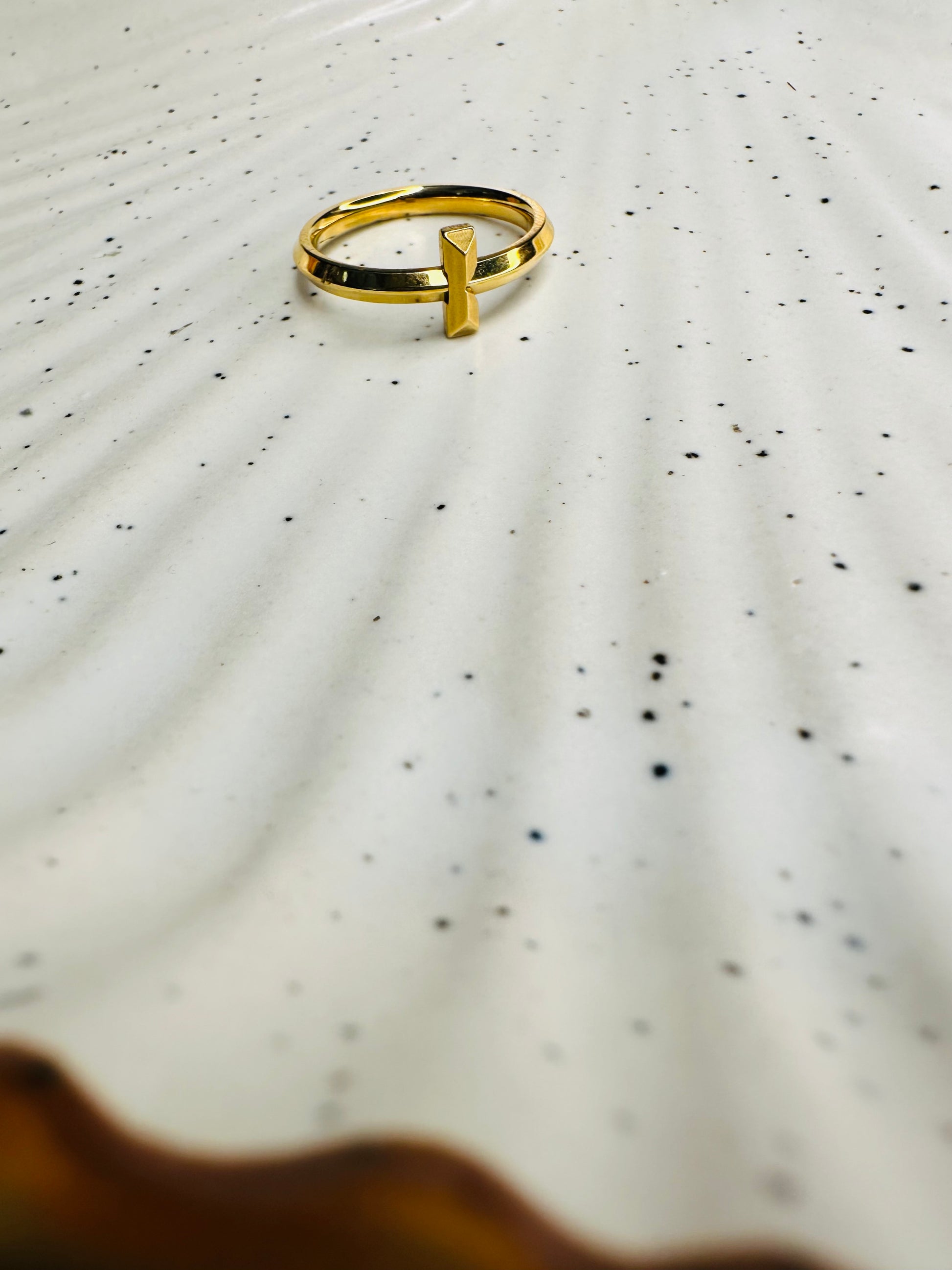 HeyBae Gold Statement Ring styled with western & ethnic outfits