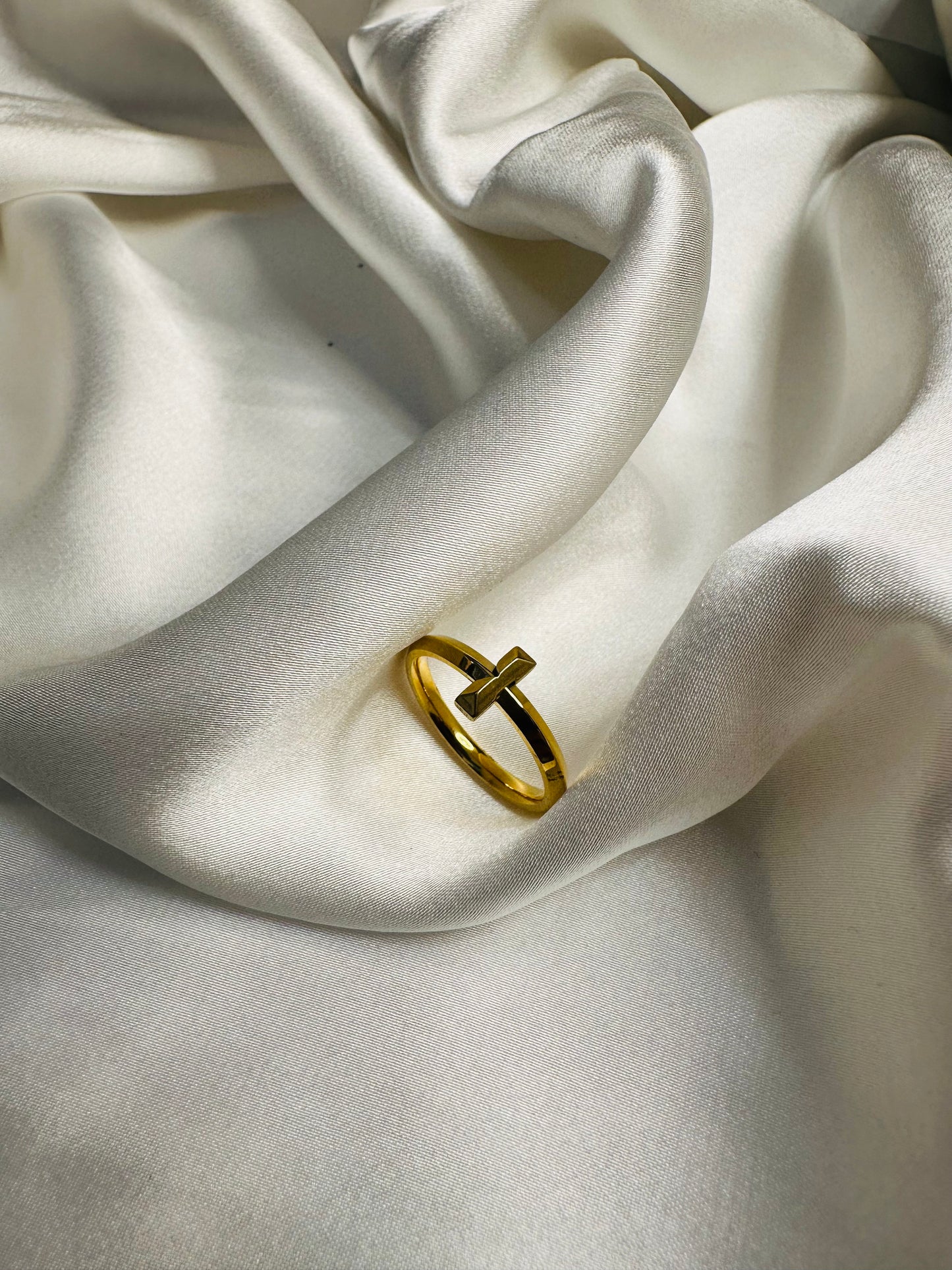 HeyBae Anti Tarnish Gold Statement Ring – Perfect Gift for Women