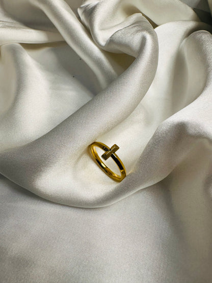 HeyBae Anti Tarnish Gold Statement Ring – Perfect Gift for Women