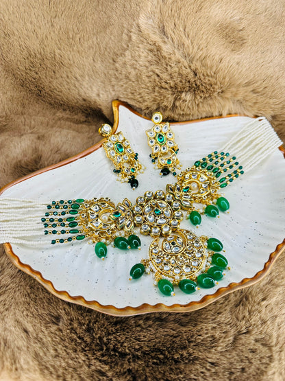 green-kundan-necklace-set-pearl-earrings-ethnic-jewelry