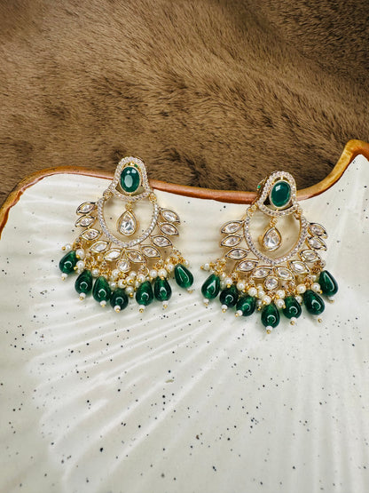 moissanite-gold-greenstone-earrings-for-women