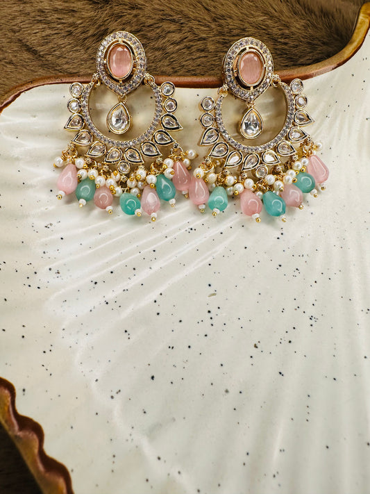 moissanite-gold-multicolor-earrings-for-women
