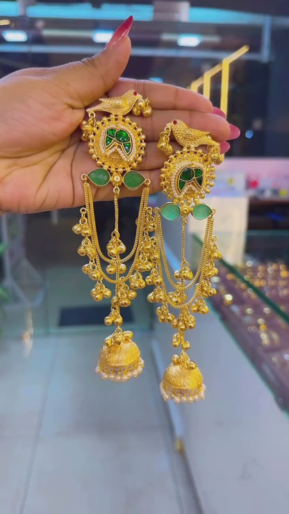 Brass Anti-Tarnish Earrings for Women