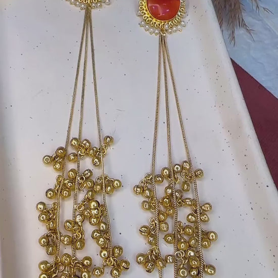 Traditional Brass Ethnic Earrings for Women India